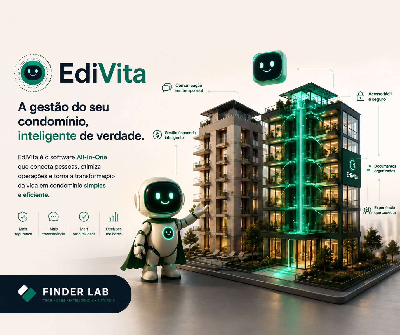 EdiVita, a gestão do seu condomínio, inteligente de verdade